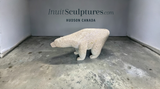 BIG HEARTED  34" Walking Bear by Moe Kolola *Salt & Pepper*
