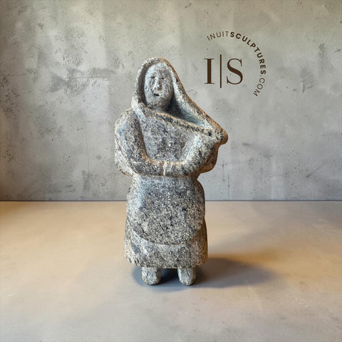 VINTAGE 10" Inuk Woman from Salluit