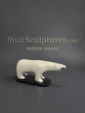 VINTAGE Rare 3” Ivory Walking Bear by M. Tiulana *Open Wide*