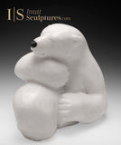 VINTAGE 16" Hugging Polar Bear by Bill Nasogaluak  *Ursus*