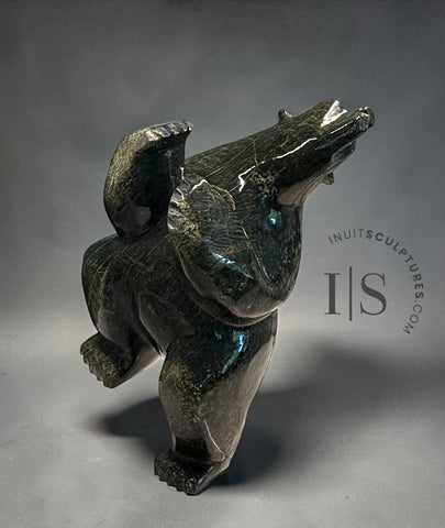 12” Dancing Bear by Isaaci Petaulassie