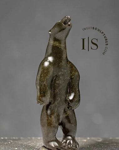 Ours dansant VINTAGE 8" par Josephee Nuvaqirq *L'Audition*