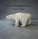 BIG HEARTED  34" Walking Bear by Moe Kolola *Salt & Pepper*