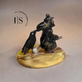2" Zuni Fetish Witch Sorcerer by Master Carver Jeff Shetima