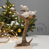 12" Ptarmigans (Birds) in a Tree by Peter K. *A Stop Along The Way*