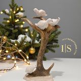 12" Ptarmigans (Birds) in a Tree by Peter K. *A Stop Along The Way*