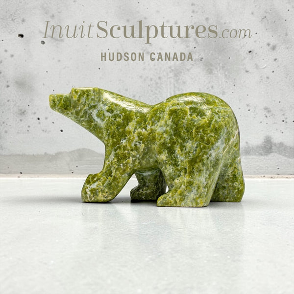 12" Walking Bear by Samayualie Akesuk "Myles To Go"