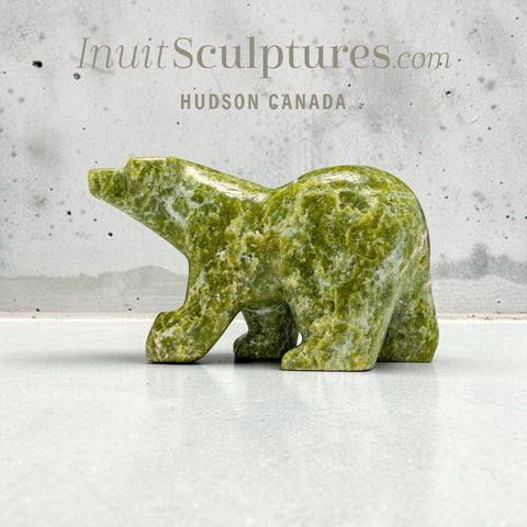 12" Walking Bear by Samayualie Akesuk "Myles To Go"