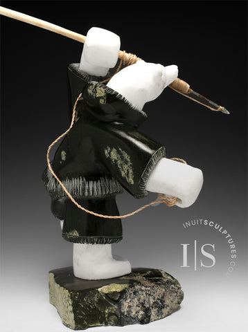 CURATOR'S CHOICE 12" Dancing Bear Hunter by Dale Ford *Determined*