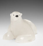 8" Lying Polar Bear by Derrald Taylor *Badge*