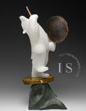 9” Drum Dancing Bear by Derrald Taylor *Glory, Glory, Hallelujah!*