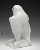 8" Snowy Owl (Uppik) Master Carver Derrald Taylor