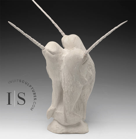 16" School of Narwhals by Esau Kripanik