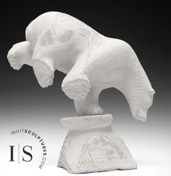 9” 4 Way Dancing Bear by Esau Kripanik *Toe To Toe*