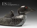 13" SIGNATURE Loon & Chick by Jimmy Iqaluq *First Mate*