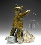 VINTAGE 7" Eskimo Carver at the Quarry by Late Kellipalik Qimirpik *Love of the Art*