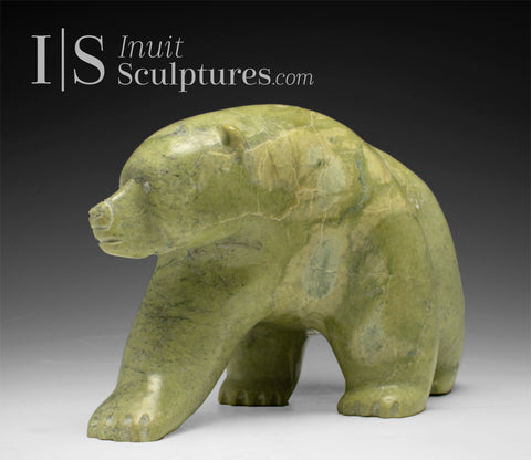11" Walking Bear by Moe Kolola
