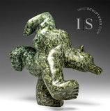 6" 4 Way Diving Bear by Moe Pootoogook *Wide Load*