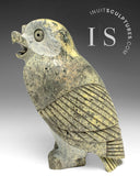 THE VERY LAST ONE 9" SIGNATURE Owl by the Late Pits Qimirpik (1956-2024) *Tawny Girl*