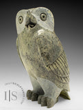 THE VERY LAST ONE 9" SIGNATURE Owl by the Late Pits Qimirpik (1956-2024) *Tawny Girl*