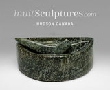 4” Qulliq (Seal Oil Stove) by Tapaunagi Qatsiya *A Light in the Storm*