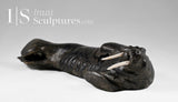 9" Bronze Walrus Gjoa Haven Joseph Suqslaq