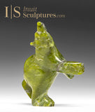 4" Dancing Green Bear Allan Sheutsiapik