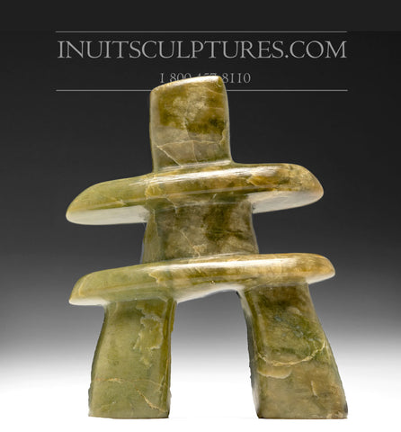 Golden Inukshuk by Alex Lyta