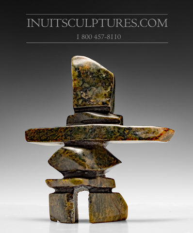 4.5" Inukshuk by David Shaa *Long Arms of the Law*