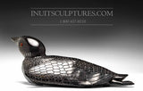 17" Black Loon by Jimmy Iqaluq