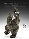 9" Dancing Bear by Mosesee Pootoogook