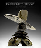 Magnifique Inukshuk 9" de Paul Bruneau