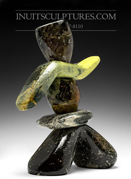 15" Amazing Inukshuk by Paul Bruneau