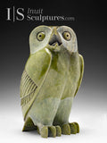 7" SIGNATURE Owl by Pits Qimirpik *Pretty in Pink*